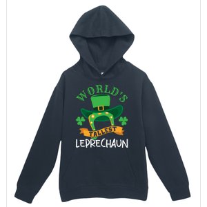 World's Tallest Leprechaun Funny St Patricks Day Urban Pullover Hoodie