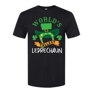 World's Tallest Leprechaun Funny St Patricks Day Softstyle CVC T-Shirt