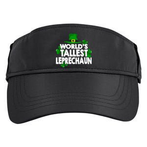 World's Tallest Leprechaun Funny Green St Patricks Day Funny Gift Adult Drive Performance Visor