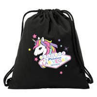 Welcome to Las Vegas Fabulous Magical Unicorn Souvenir Sign Drawstring Bag