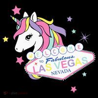 Welcome to Las Vegas Fabulous Magical Unicorn Souvenir Sign Flatbill Hat