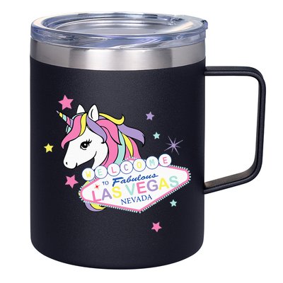 Welcome to Las Vegas Fabulous Magical Unicorn Souvenir Sign 12oz Stainless Steel Coffee Mug