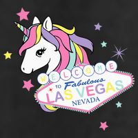 Welcome to Las Vegas Fabulous Magical Unicorn Souvenir Sign Hat