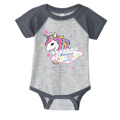 Welcome to Las Vegas Fabulous Magical Unicorn Souvenir Sign Infant Baby Jersey Bodysuit