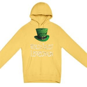 World's Tallest Leprechaun Funny St Patrick's Day Great Gift Premium Pullover Hoodie