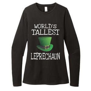 World's Tallest Leprechaun Funny St Patrick's Day Gift Womens CVC Long Sleeve Shirt