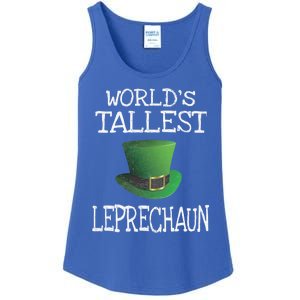 World's Tallest Leprechaun Funny St Patrick's Day Gift Ladies Essential Tank