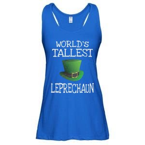 World's Tallest Leprechaun Funny St Patrick's Day Gift Ladies Essential Flowy Tank