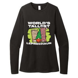 World's Tallest Leprechaun Funny St Patrick's Day Gift Womens CVC Long Sleeve Shirt