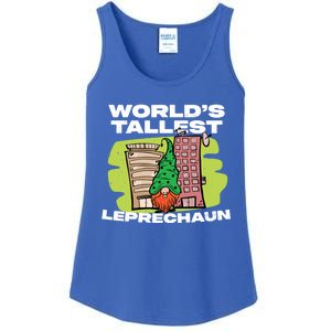 World's Tallest Leprechaun Funny St Patrick's Day Gift Ladies Essential Tank