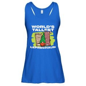 World's Tallest Leprechaun Funny St Patrick's Day Gift Ladies Essential Flowy Tank