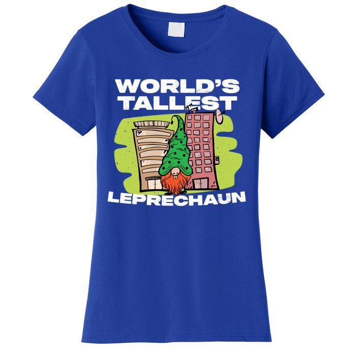 World's Tallest Leprechaun Funny St Patrick's Day Gift Women's T-Shirt