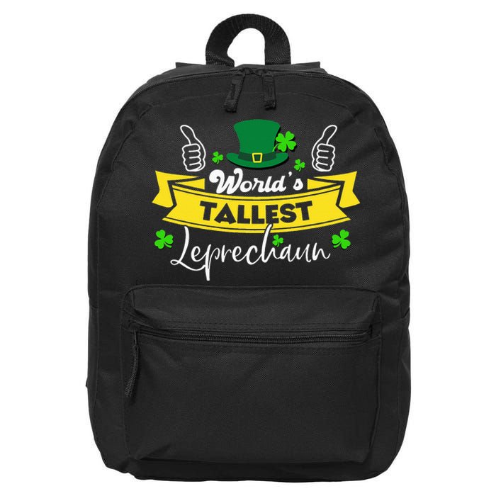 World’s Tallest Leprechaun Funny Irish Humor St Patricks Day 16 in Basic Backpack