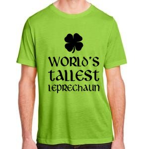 World's Tallest Leprechaun Funny St Patrick's Day Funny Gift Adult ChromaSoft Performance T-Shirt