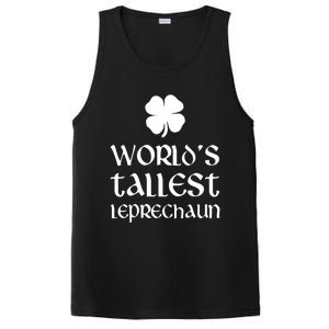 World's Tallest Leprechaun Funny St Patrick's Day Funny Gift PosiCharge Competitor Tank