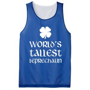 World's Tallest Leprechaun Funny St Patrick's Day Funny Gift Mesh Reversible Basketball Jersey Tank