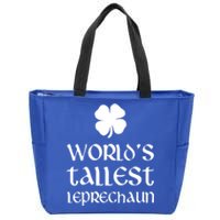 World's Tallest Leprechaun Funny St Patrick's Day Funny Gift Zip Tote Bag