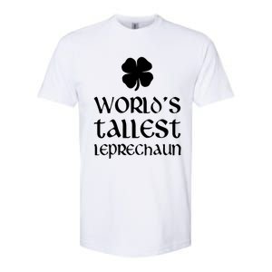 World's Tallest Leprechaun Funny St Patrick's Day Funny Gift Softstyle CVC T-Shirt