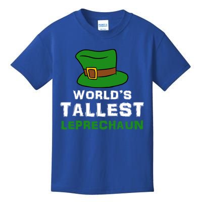 World's Tallest Leprechaun Green Top Hat St Patricks Humor Meaningful Gift Kids T-Shirt