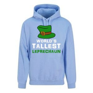 World's Tallest Leprechaun Green Top Hat St Patricks Humor Meaningful Gift Unisex Surf Hoodie