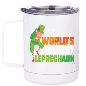 World's Tallest Leprechaun Ireland Irish St Patricks Day Cute Gift 12 oz Stainless Steel Tumbler Cup