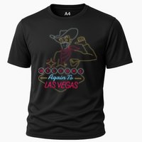 Welcome To Las Vegas Again Neon Sign Cooling Performance Crew T-Shirt