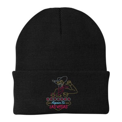 Welcome To Las Vegas Again Neon Sign Beanie