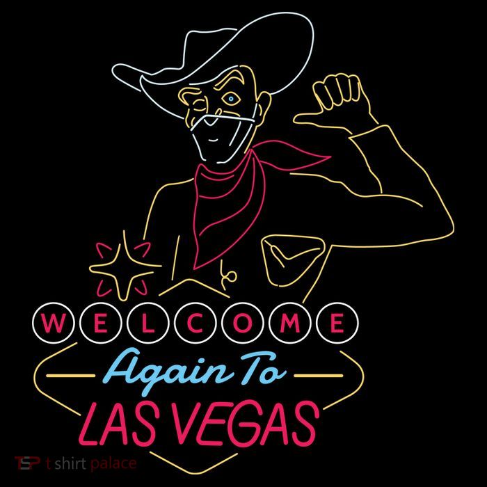 Welcome To Las Vegas Again Neon Sign 16 in Basic Backpack
