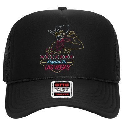 Welcome To Las Vegas Again Neon Sign Trucker Hat