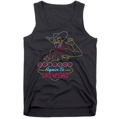 Welcome To Las Vegas Again Neon Sign Tank Top