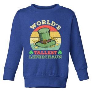 World's Tallest Leprechaun Irish Funny St Patricks Day Great Gift Toddler Sweatshirt