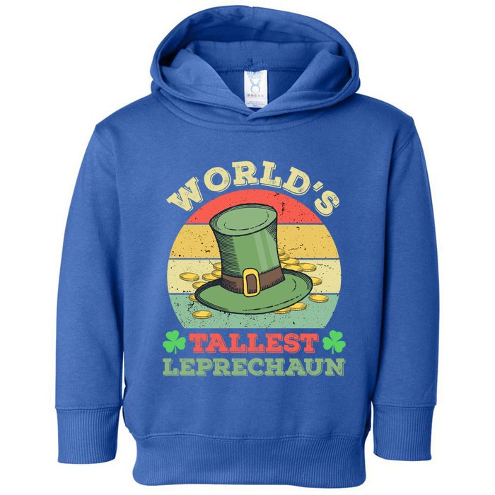 World's Tallest Leprechaun Irish Funny St Patricks Day Great Gift Toddler Hoodie