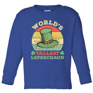 World's Tallest Leprechaun Irish Funny St Patricks Day Great Gift Toddler Long Sleeve Shirt