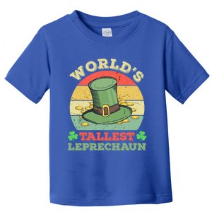 World's Tallest Leprechaun Irish Funny St Patricks Day Great Gift Toddler T-Shirt