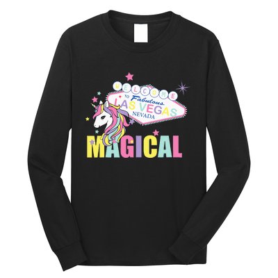 Welcome to Las Vegas Magical Unicorn Tee Long Sleeve Shirt