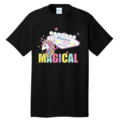 Welcome to Las Vegas Magical Unicorn Tee Tall T-Shirt