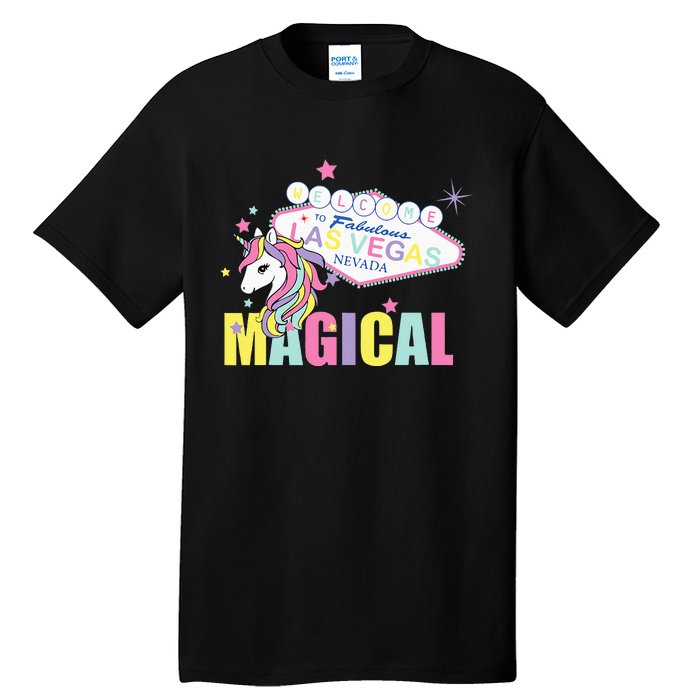 Welcome to Las Vegas Magical Unicorn Tee Tall T-Shirt