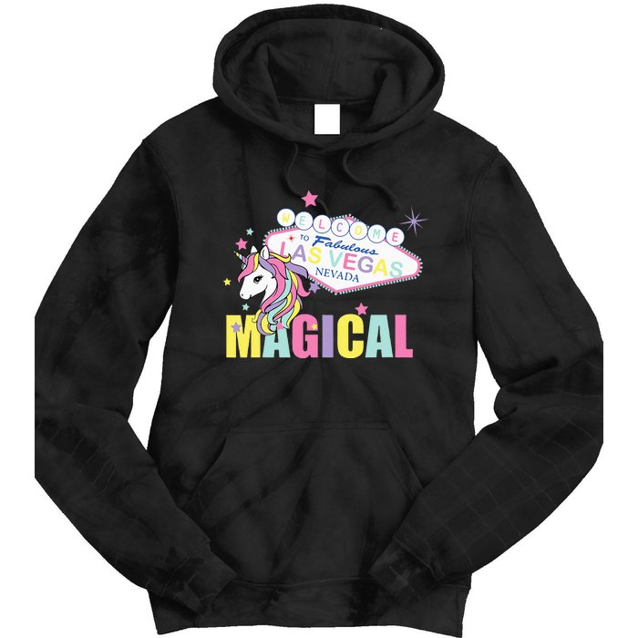 Welcome to Las Vegas Magical Unicorn Tee Tie Dye Hoodie