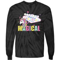 Welcome to Las Vegas Magical Unicorn Tee Tie-Dye Long Sleeve Shirt