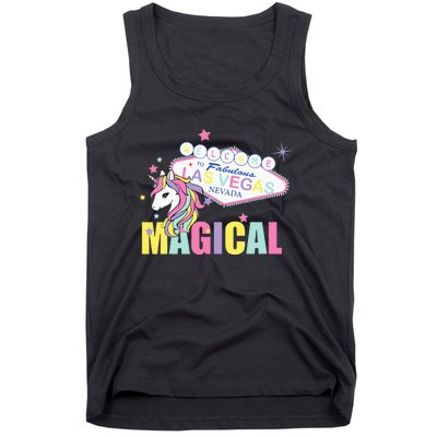 Welcome to Las Vegas Magical Unicorn Tee Tank Top