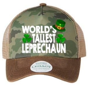 World's Tallest Leprechaun Funny Green St Patricks Day Gifts Legacy Tie Dye Trucker Hat