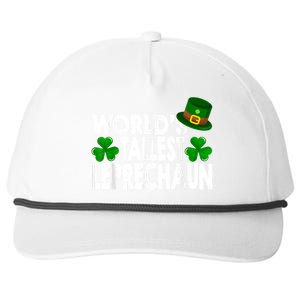 World's Tallest Leprechaun Funny Green St Patricks Day Gifts Snapback Five-Panel Rope Hat