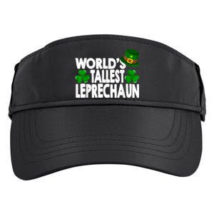 World's Tallest Leprechaun Funny Green St Patricks Day Gifts Adult Drive Performance Visor