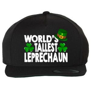 World's Tallest Leprechaun Funny Green St Patricks Day Gifts Wool Snapback Cap