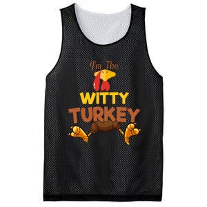 Witty Turkey Matching Family Group Thanksgiving Gifts  Mesh Reversible Basketball Jersey Tank