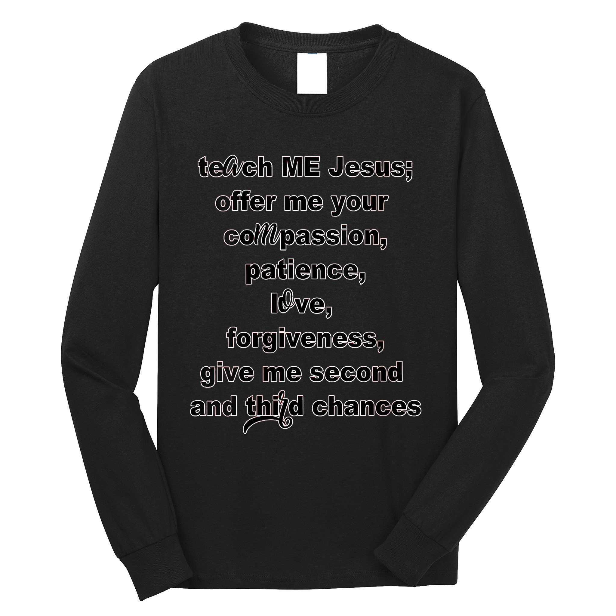Women Teach Me Jesus Long Sleeve Shirt