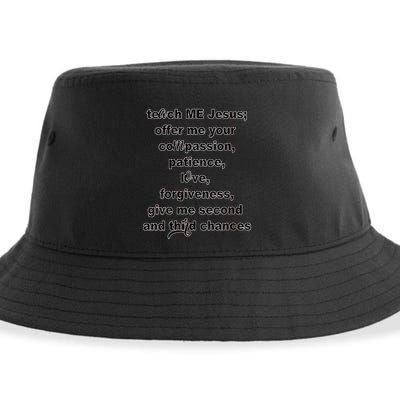 Women Teach Me Jesus Sustainable Bucket Hat