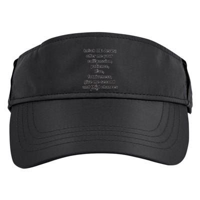 Women Teach Me Jesus Adult Drive Performance Visor