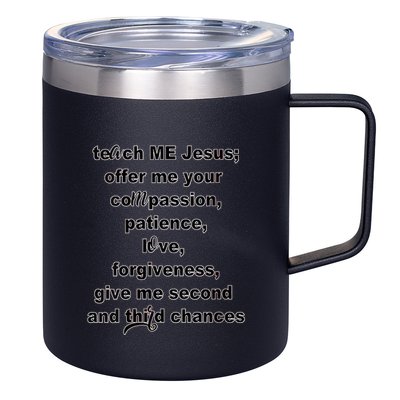 Women Teach Me Jesus 12oz Stainless Steel Coffee Mug
