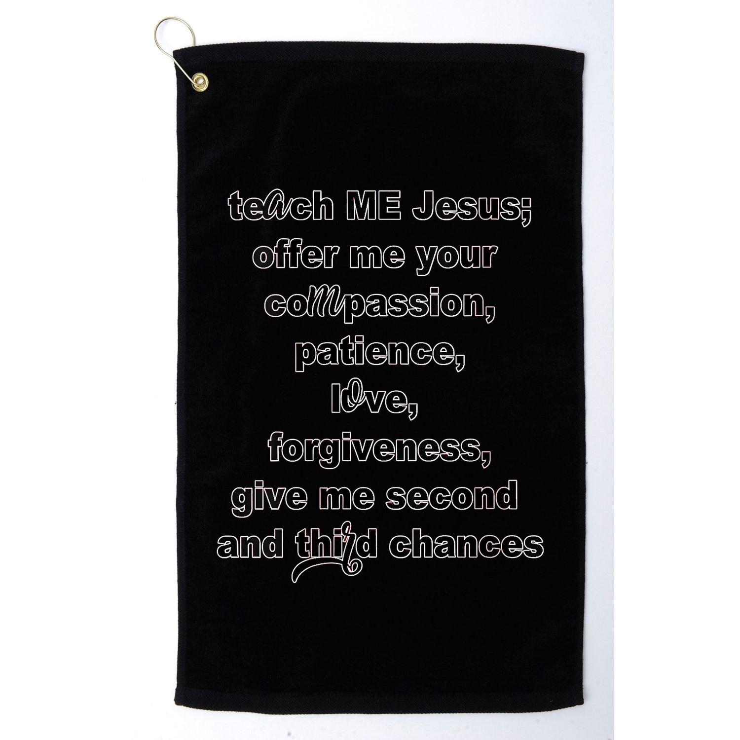 Women Teach Me Jesus Golf Towel